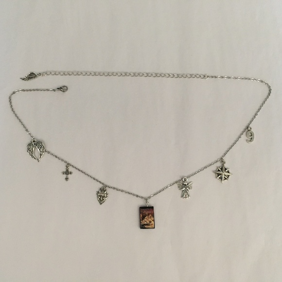 Dante's Inferno Handmade Literature Necklace, Book Cover, Devil, Angel, Cross, 9 - Picture 11 of 15